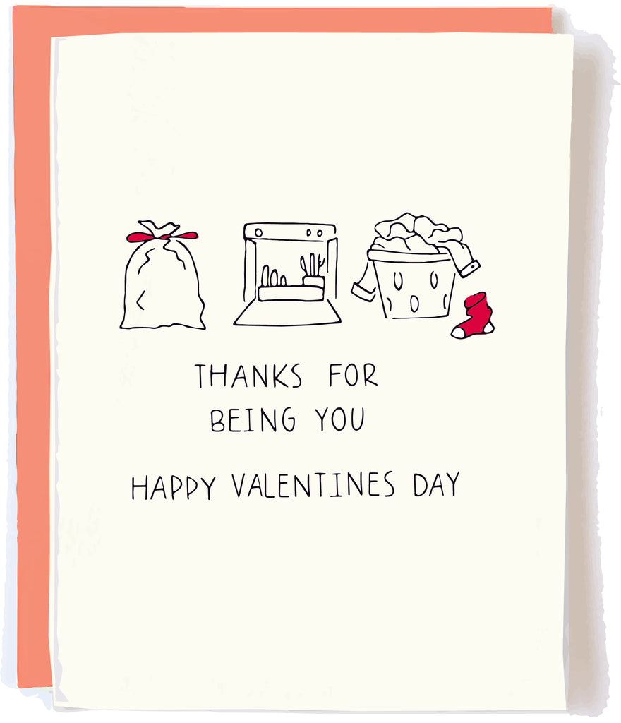 Funny Valentine's Day Card by Pop and Paper