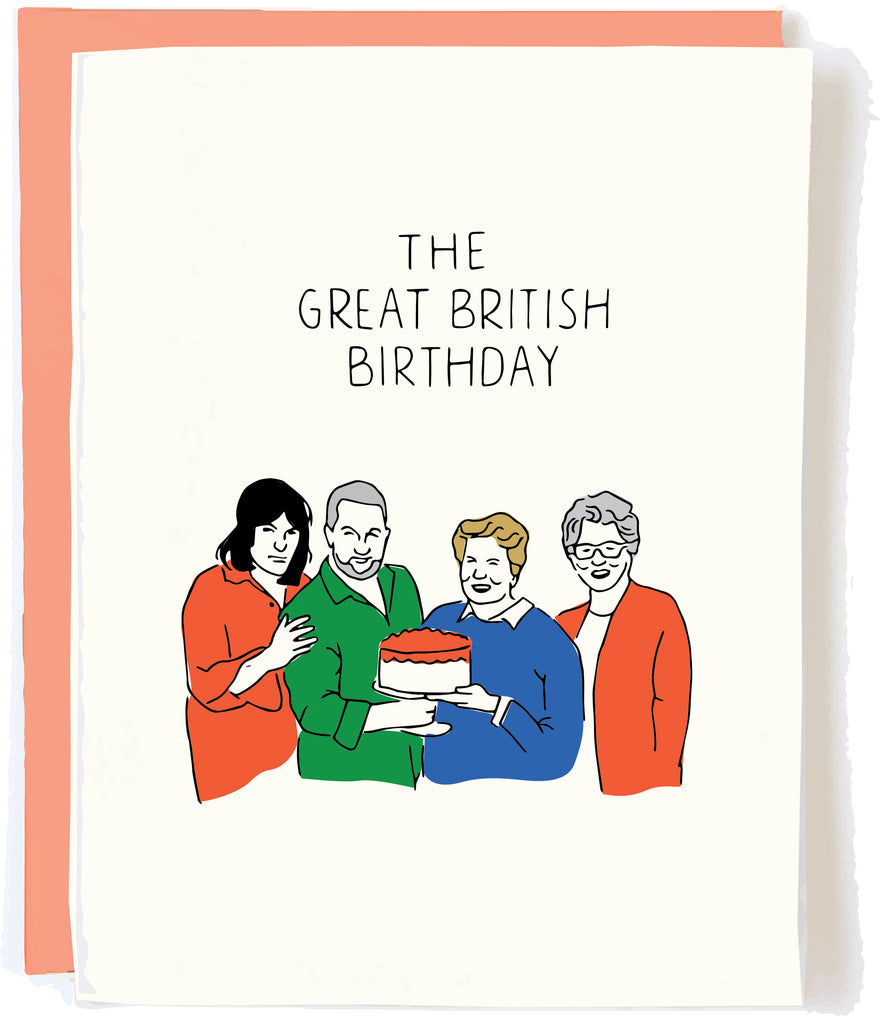 Great British Birthday Card by Pop and Paper