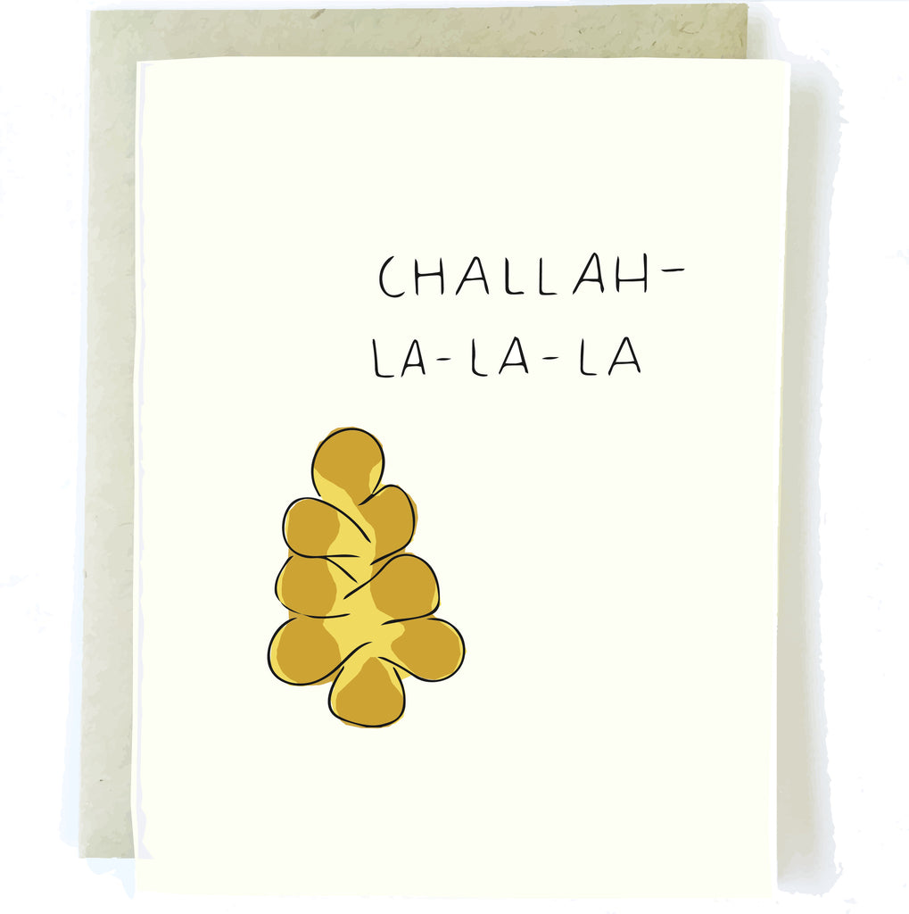 Happy Hanukkah Chanukah Card by Chalkscribe