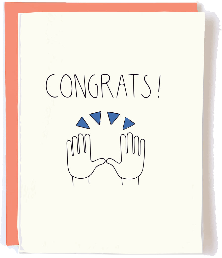 Congrats Card by Pop + Paper