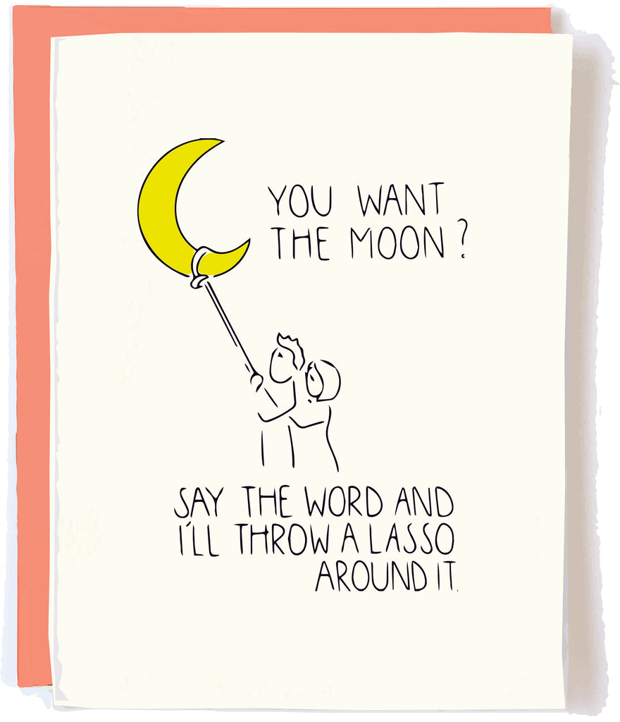 Lasso the Moon Card by Pop and Paper