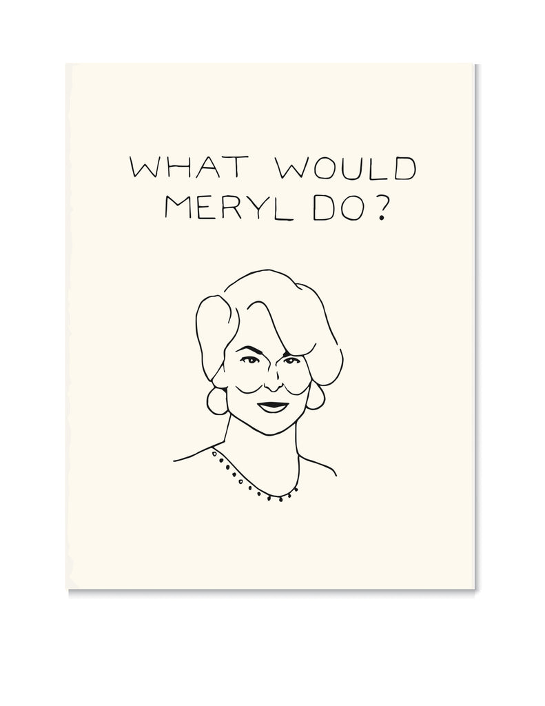 Meryl Streep Art Print by Chalkscribe