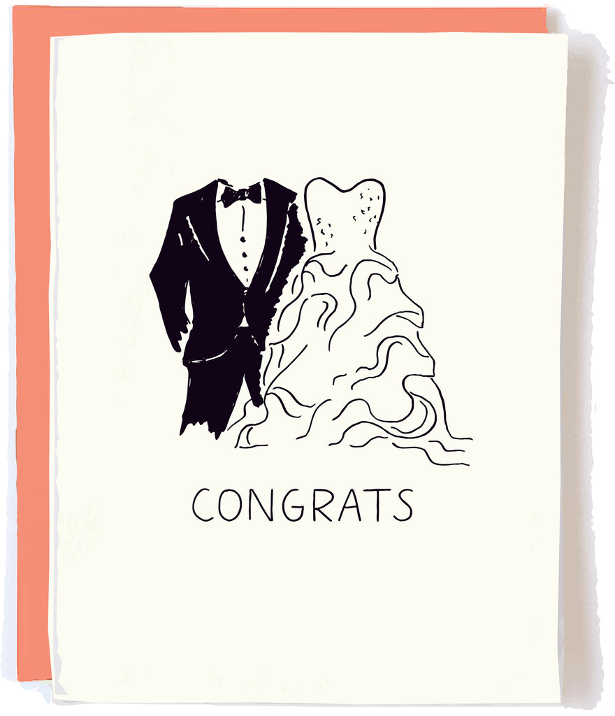 Wedding Congrats Card by Pop and Paper