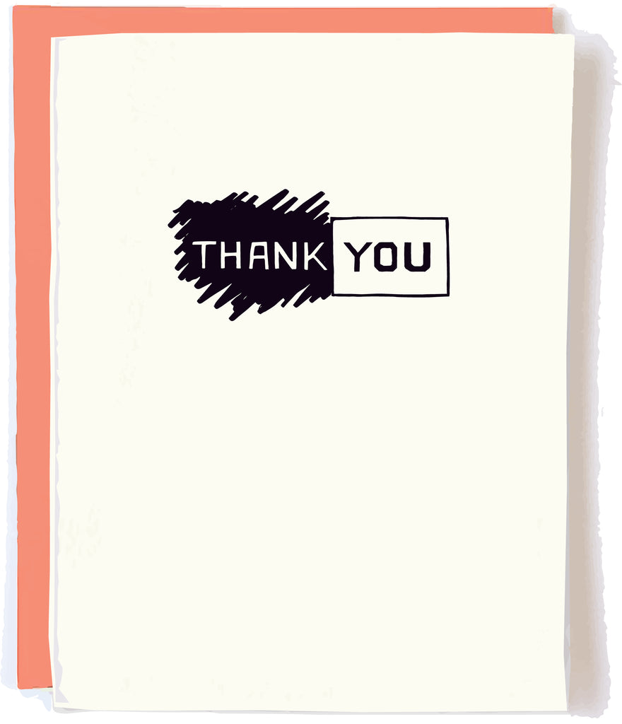 Thank You Card by Pop and Paper