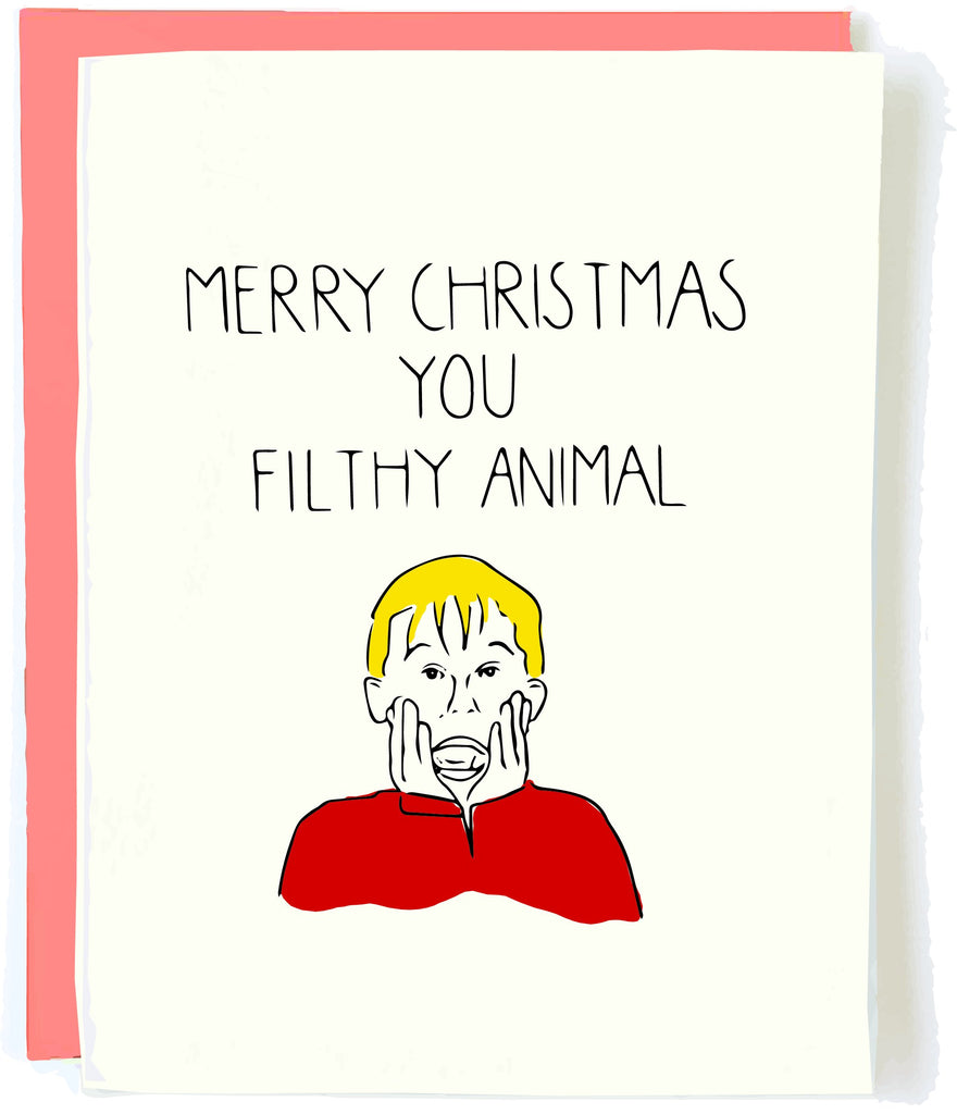 Funny Christmas Card by Pop and Paper