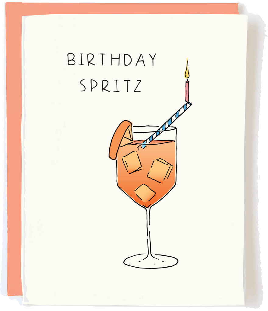 Aperol Spritz Birthday Card by Pop + Paper