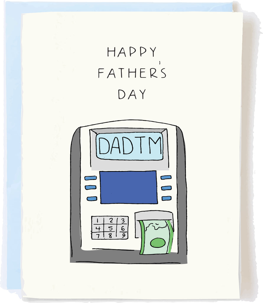 Funny Father's Day Card Dad ATM