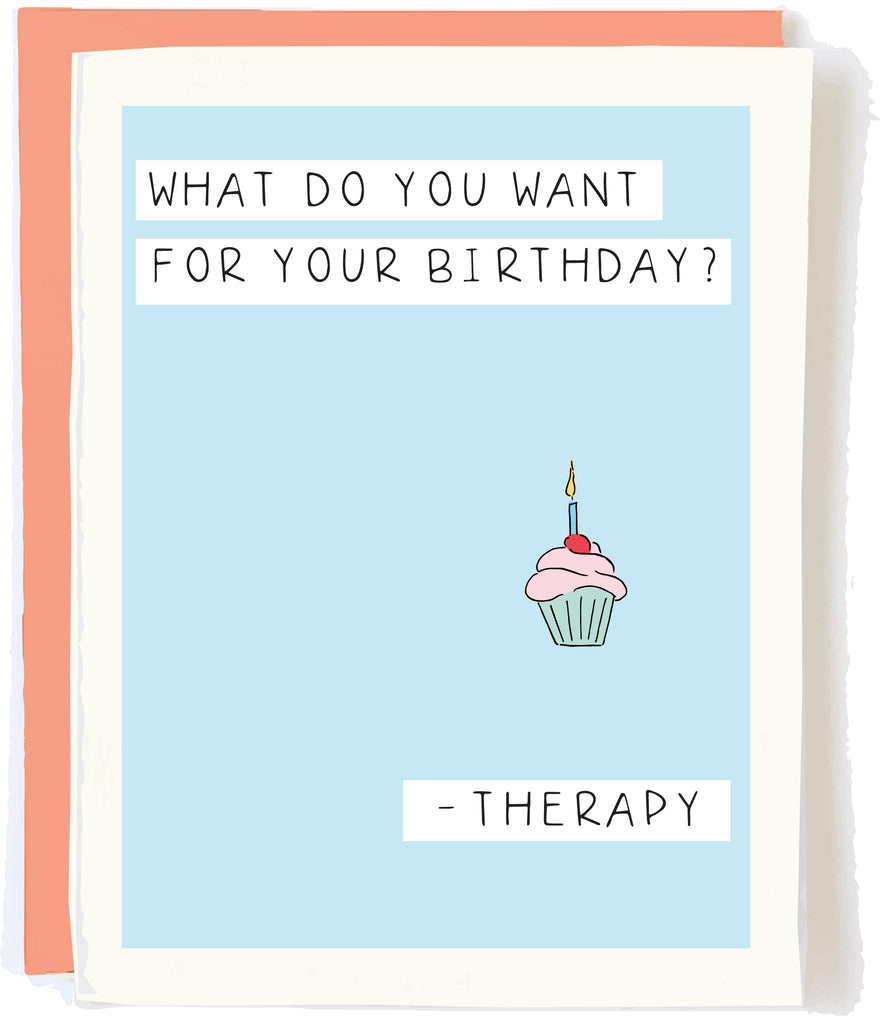 Therapy Birthday Card