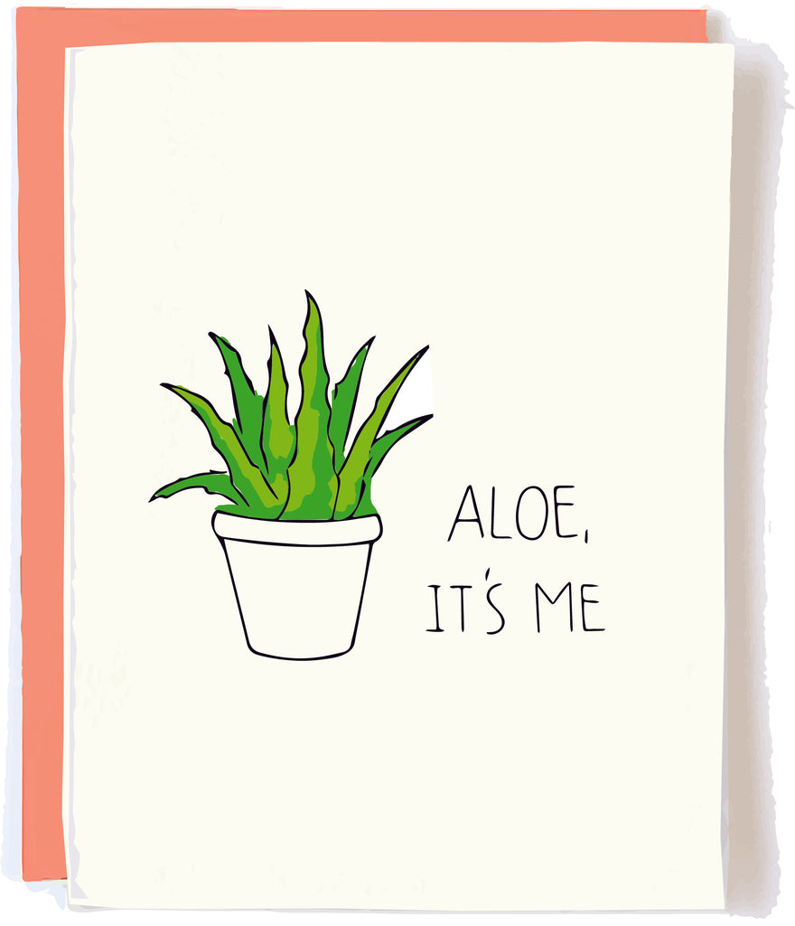 Aloe It's Me Card by Pop + Paper