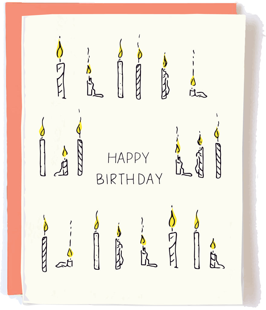 Birthday Candle Card by Pop + Paper