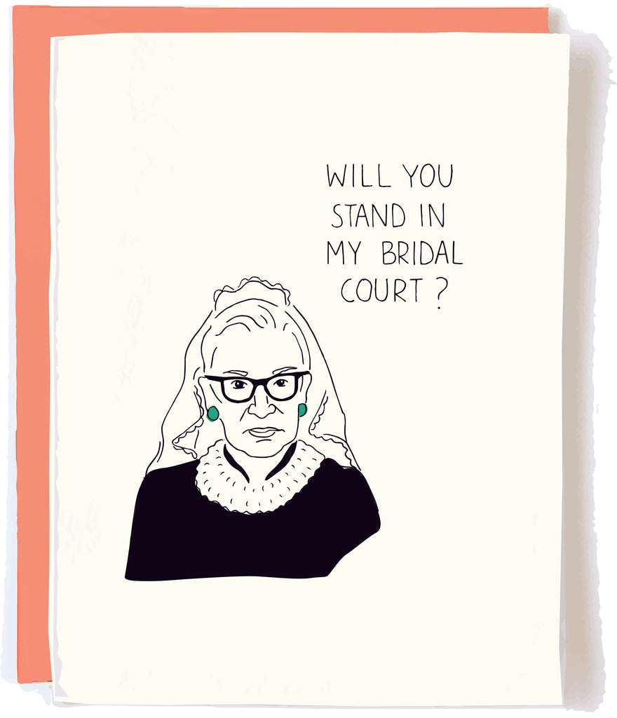 RBG Wedding Card by Pop + Paper