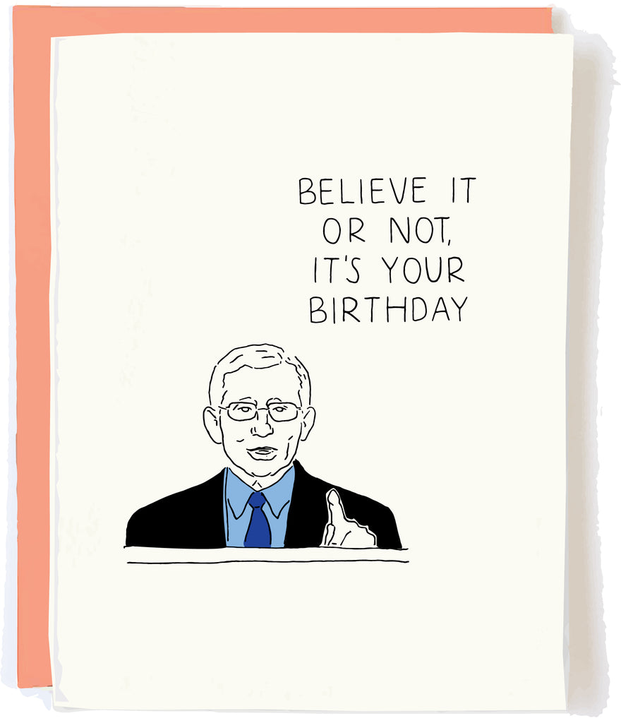 Dr. Fauci Birthday Card by Pop and Paper Pop + Paper