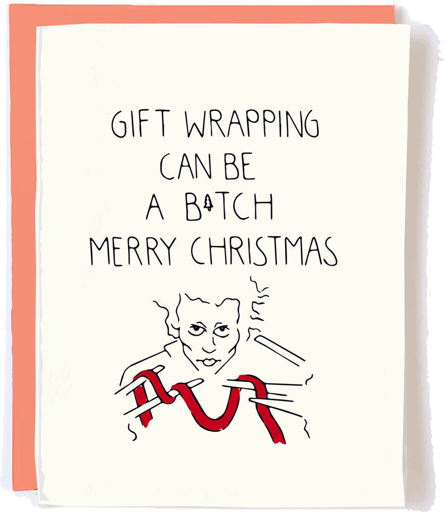 Edward Scissorhands Christmas Card by Pop + Paper