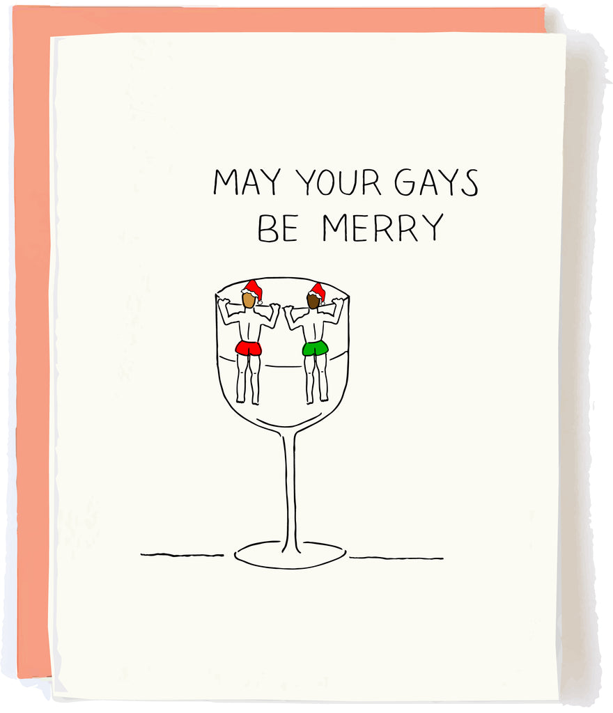 Gay Christmas Card by Pop + Paper