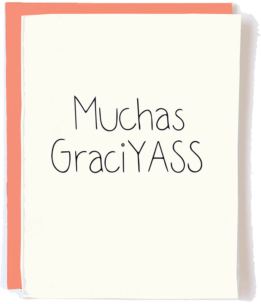 Muchas GraciYASS Card by Pop + Paper