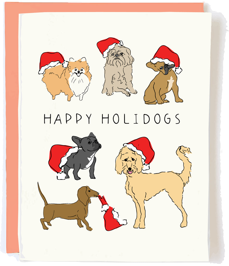 Happy Holidogs Dog Christmas Card
