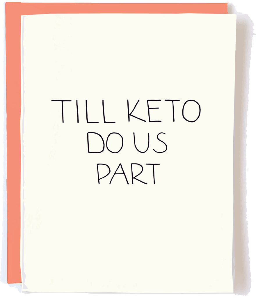 Keto Card by Pop and Paper