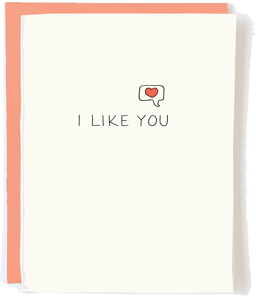 I Like You Instagram Card by Pop + Paper