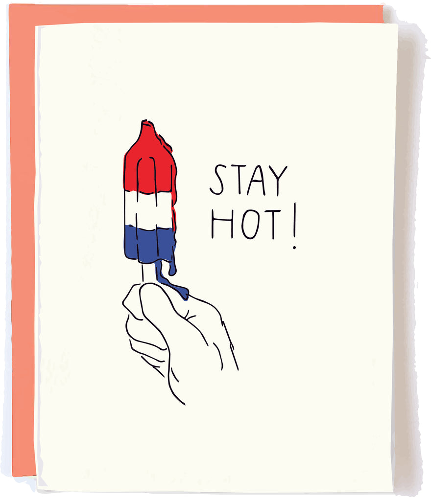 4th of July card by pop and paper