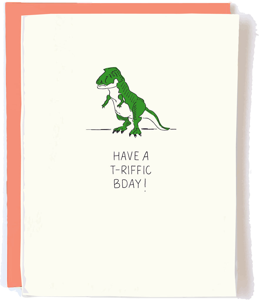 T-Rex Birthday Card by Pop + Paper