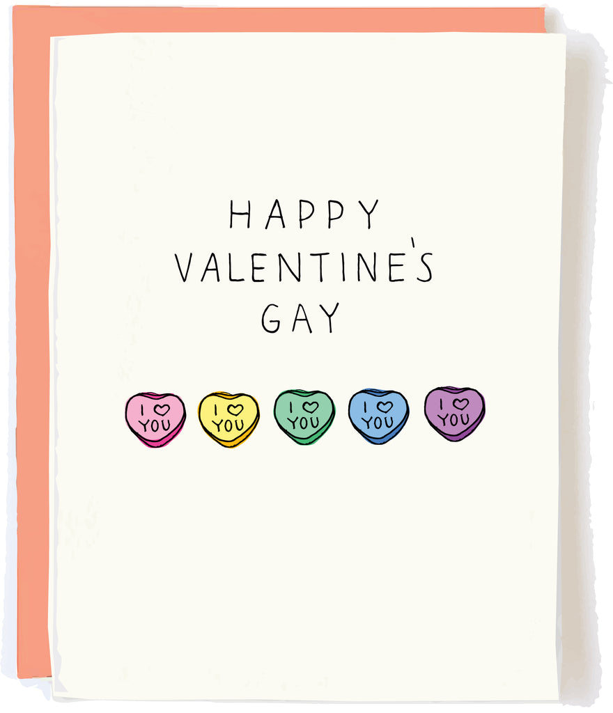 Gay Valentine's Day Card LGBTQ+ by Pop + Paper