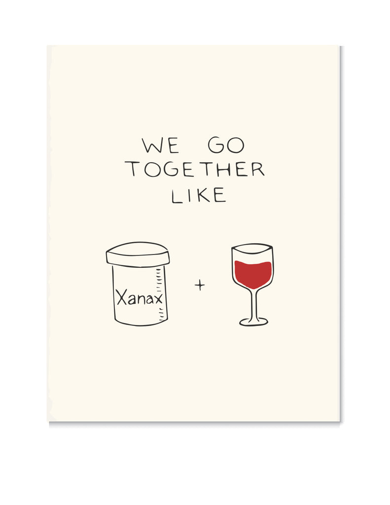 Xanax Wine Art Print by Chalkscribe